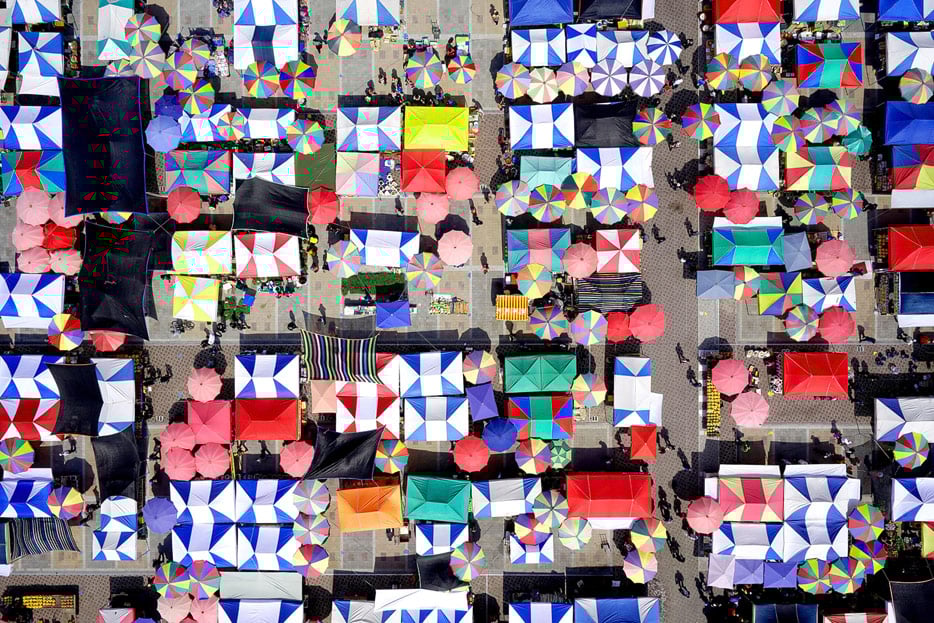 traditioneller, koreanischer Markt