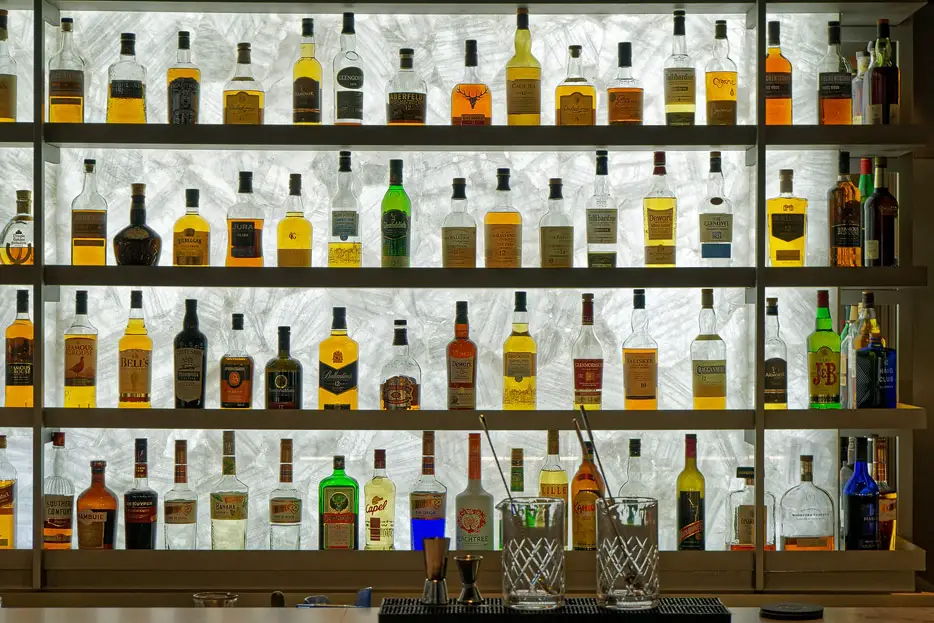 Whiskey-Bar in der Lobby Lounge