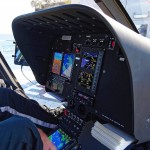 Hubschrauber-Cockpit