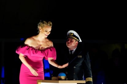 Taufe der AIDAmira, Franziska Knuppe, Kapitän Manuel Pannzek