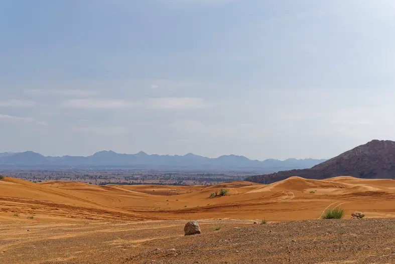 Sandwüste zwischen Khor Fakkan und Dubai