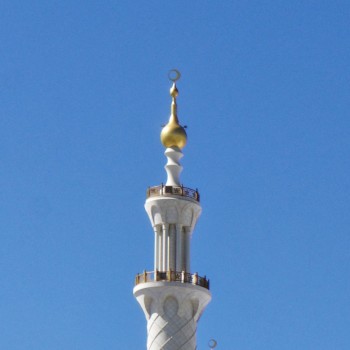 Muezzin der Sheikh-Zayed-Moschee, Abu Dhabi