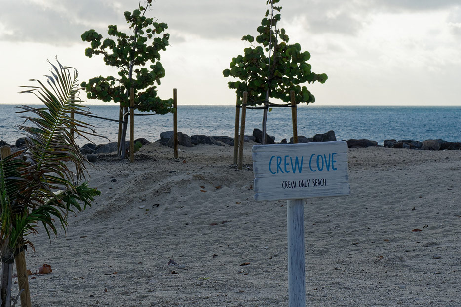 Crew-Strand (zwischen Family Cove und South Beach)