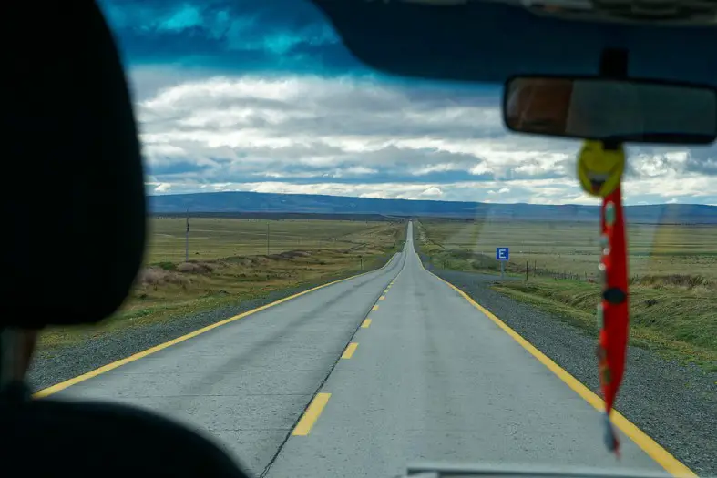 auf dem Weg von Punta Arenas nach Puerto Natales