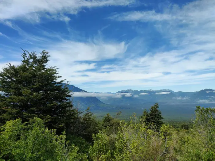 Blick vom Vulkan Osorno