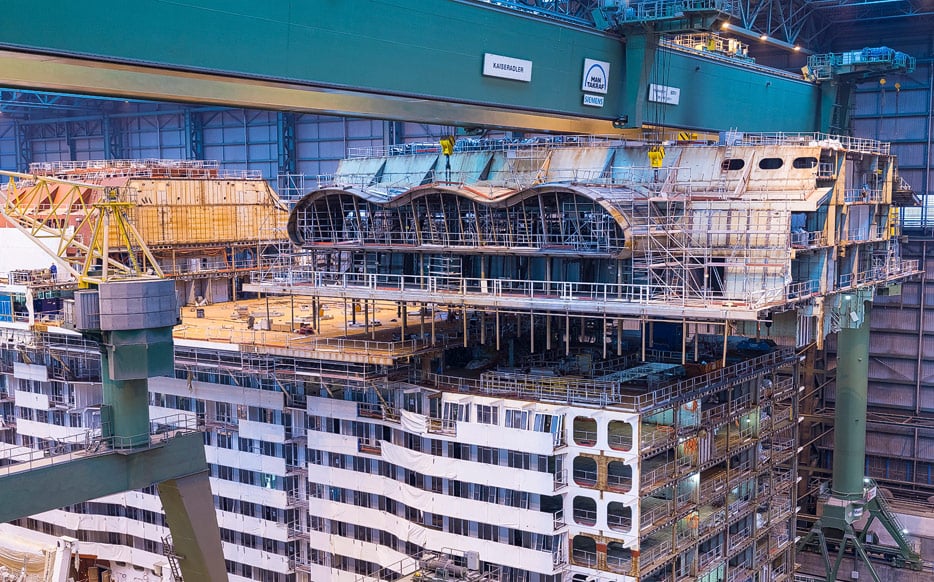 Baublöcke der Odyssey of the Seas