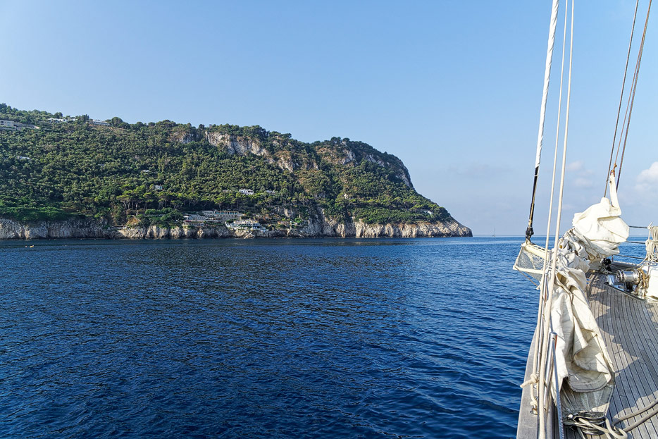 Capri, auf dem Weg zur Grotta Azzurra
