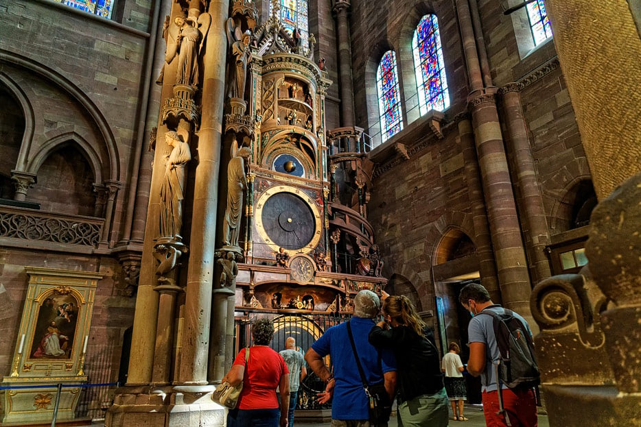 astronomische Uhr in der Kathedrale von Straßburg
