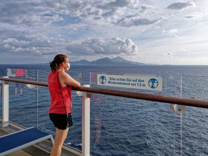 Urlaub genießen - die Maske gehört einfach dazu