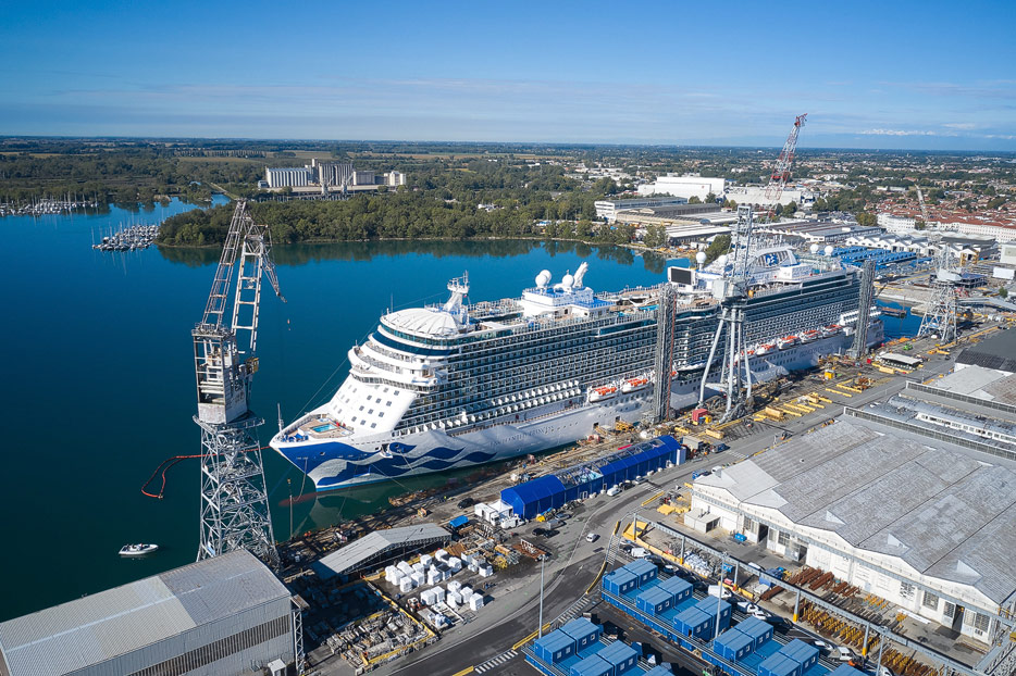 Enchanted Princess in Monfalcone (Bild: Fincantieri)
