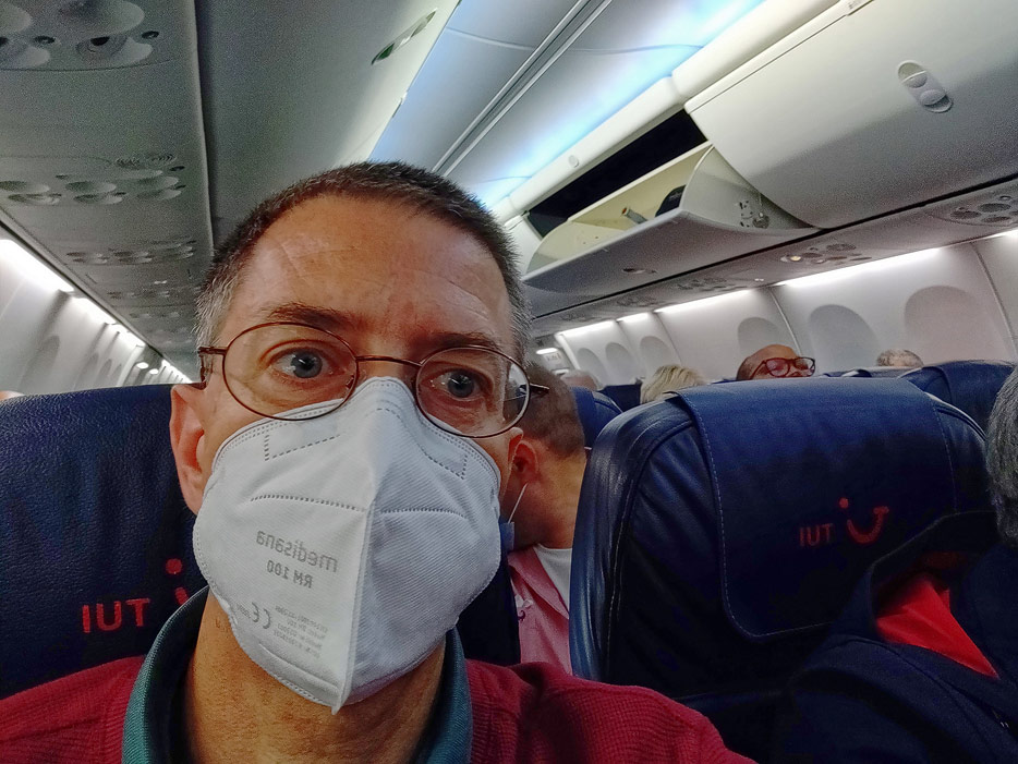 auf Reisen mit FFP2-Maske