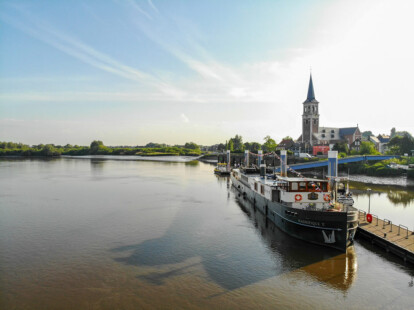 Blick auf die Magnifique II (Bild: Boat Bike Tours)