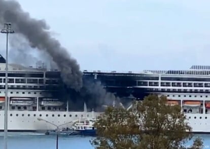 Feuer auf der MSC Lirica