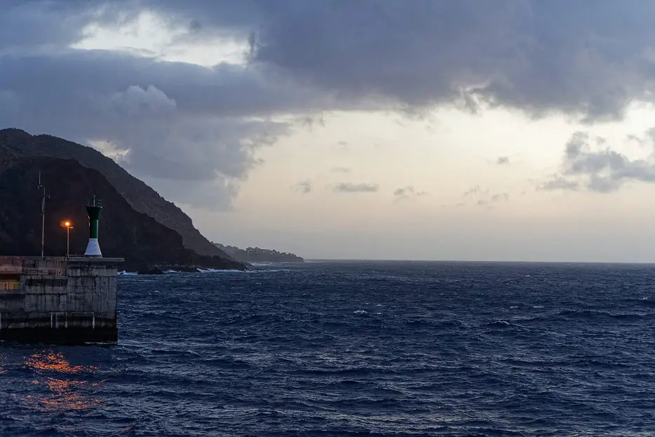 Morgenstimmung in Puerto de la Estaca, La Hierro