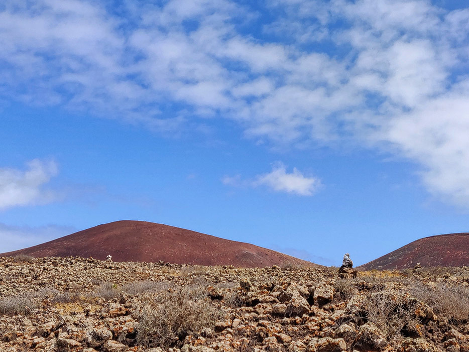 Vulkanlandschaft nahe Corralejo