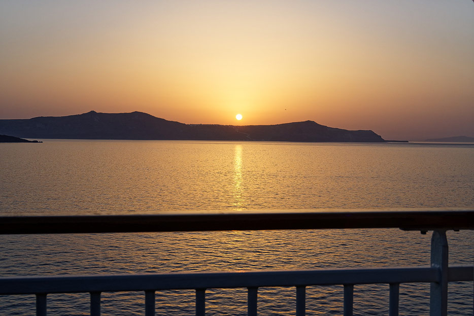 Sonnenuntergang in Santorini