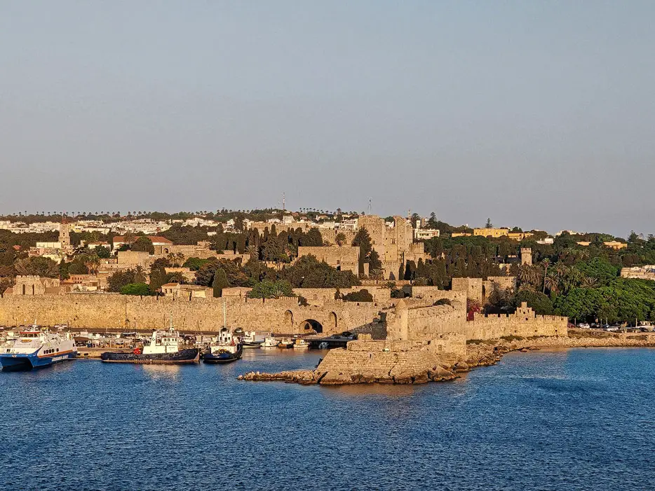Hafen und Altstadt von Rhodos
