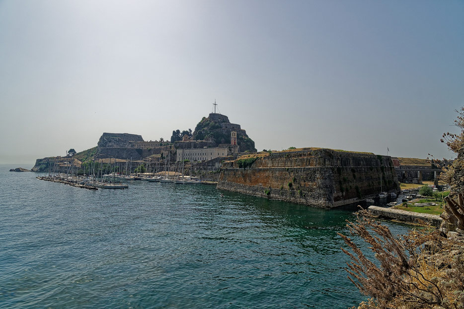 alte, venezianische Festung von Korfu-Stadt