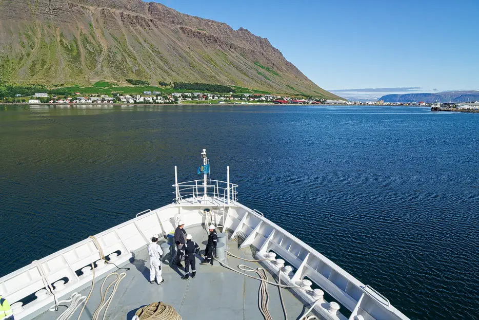 Seaventure im Hafen von Isafjordur
