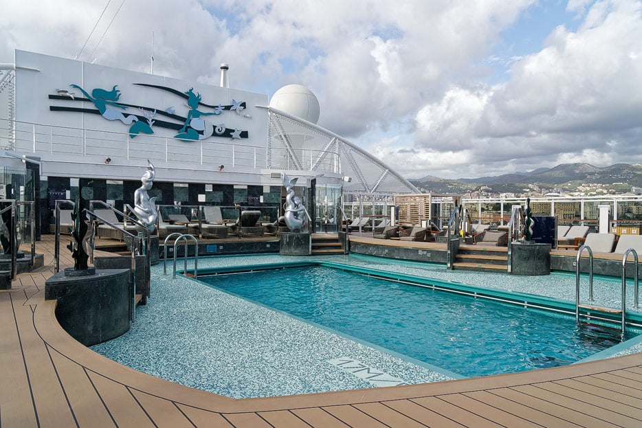 MSC Yacht Club, Sonnendeck & Pool