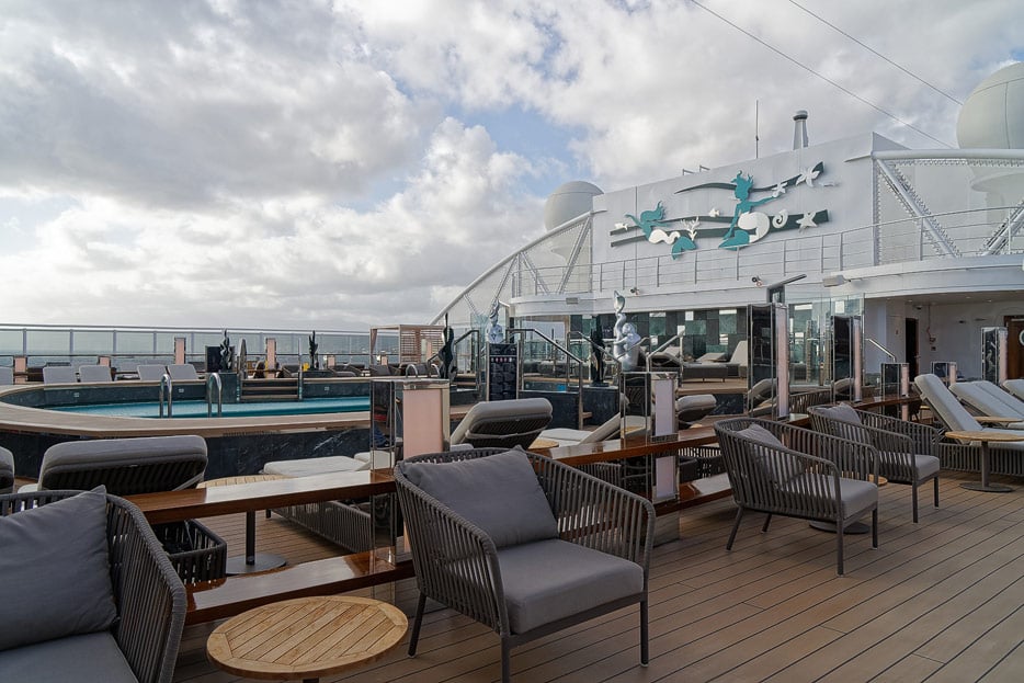 MSC Yacht Club, Sonnendeck & Pool