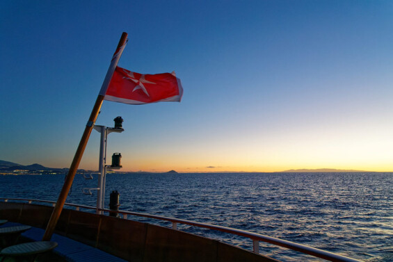 Morgens auf der Sea Cloud Spirit