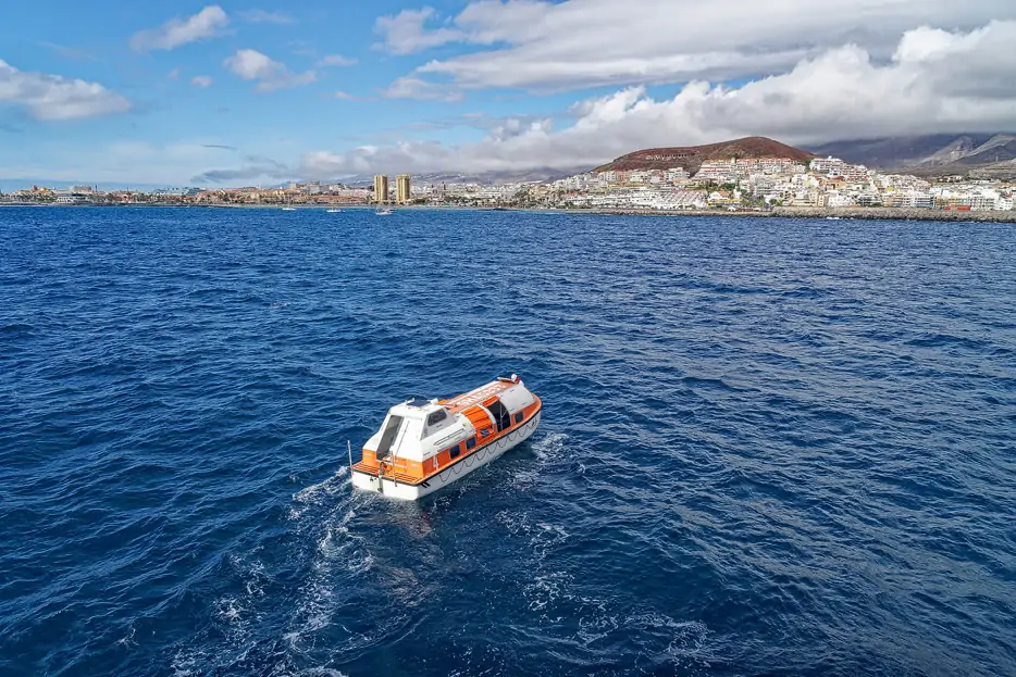 Tender-Versuche vor Los Cristianos