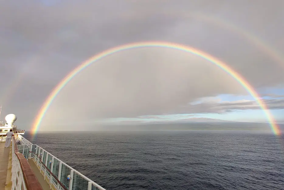 Regenbogen vor Big Island