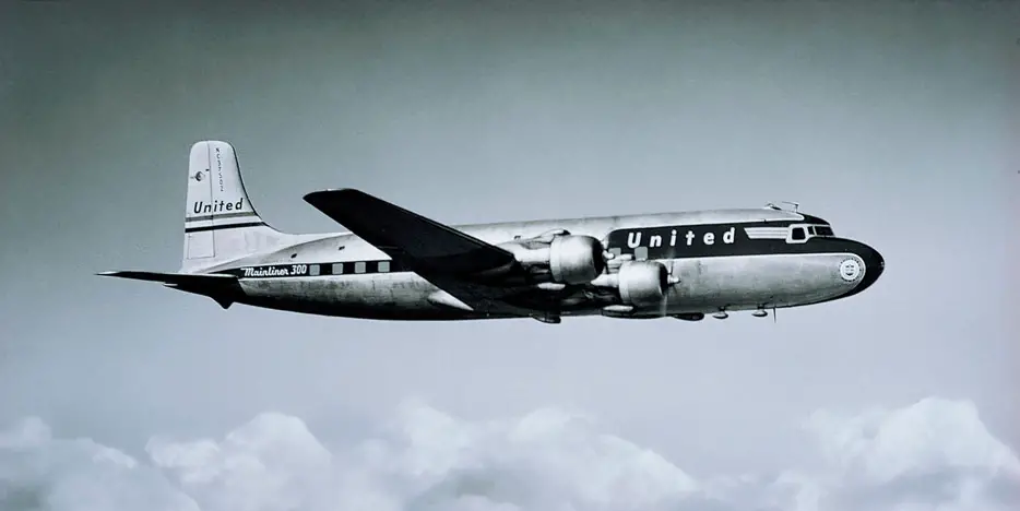 DC-6 Mainliner 300 von United Air Lines (Bild: United)