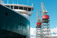 Werftbesuch bei Helsinki Shipyard und Taufe der SH Vega