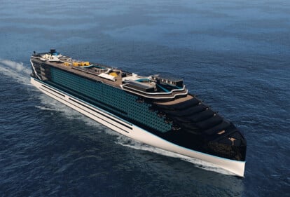 Helix-Konzeptstudie der Meyer-Wert für ein Brennstoffzellen-Kreuzfahrtschiff