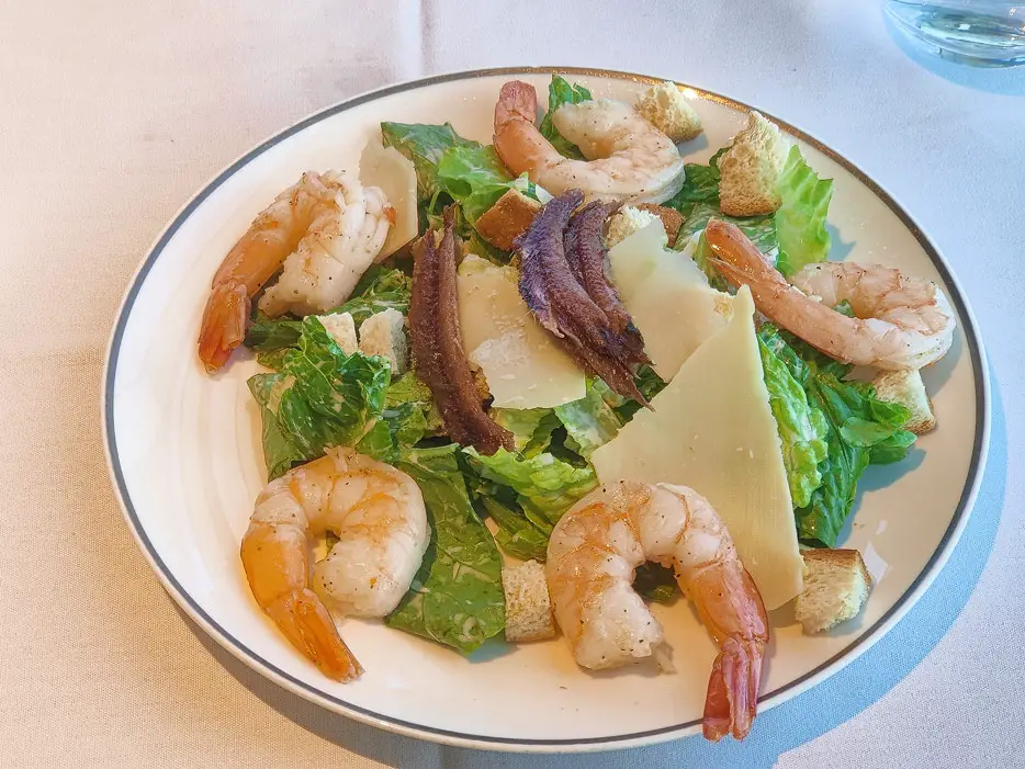 Cesar Salad, Shrimps