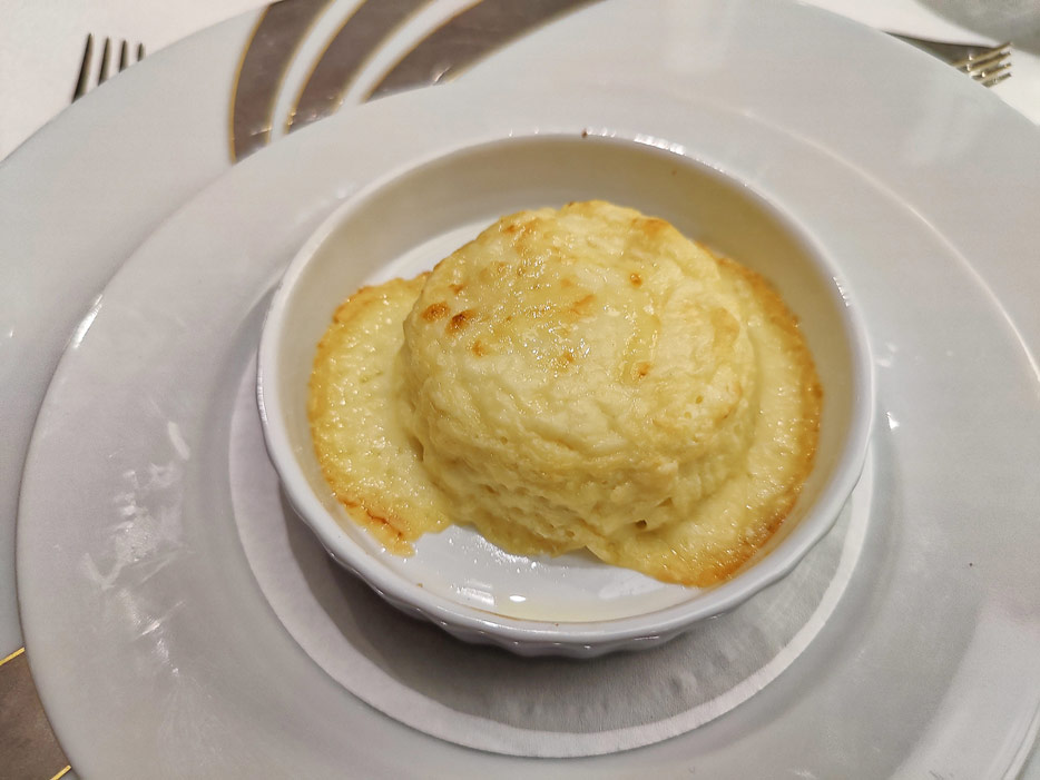 Twice Baked Goat Cheese Souffle