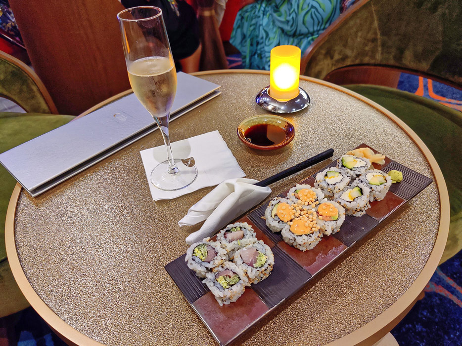 Sushi at The Club