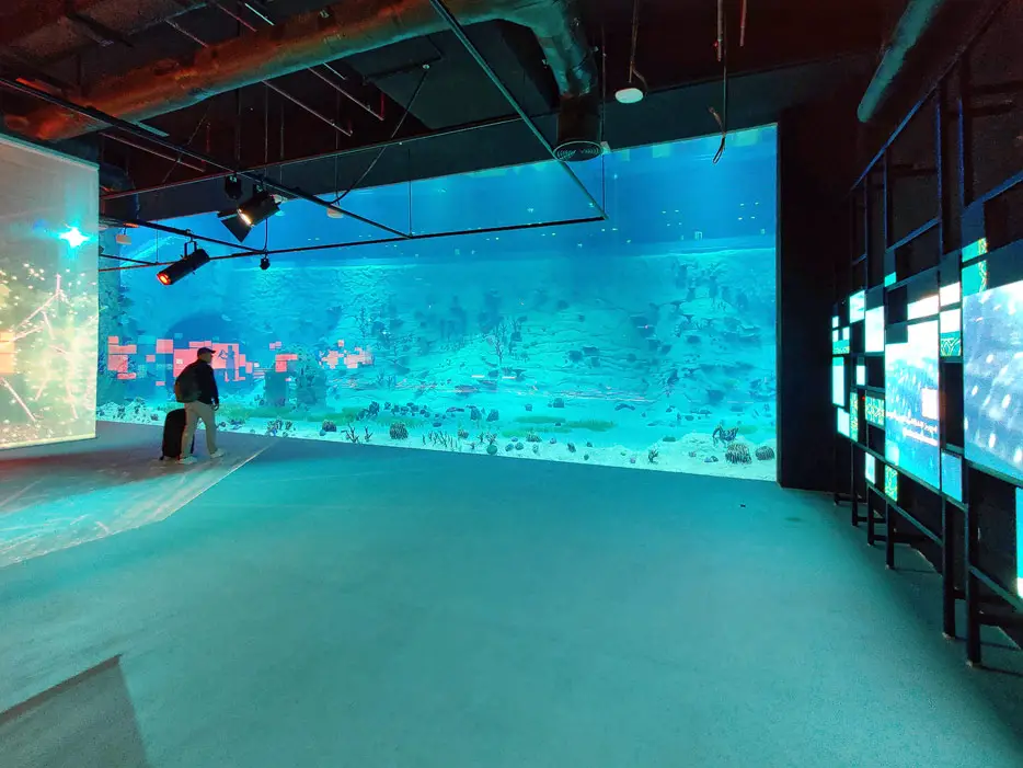 Aquarium im Cruise-Terminal
