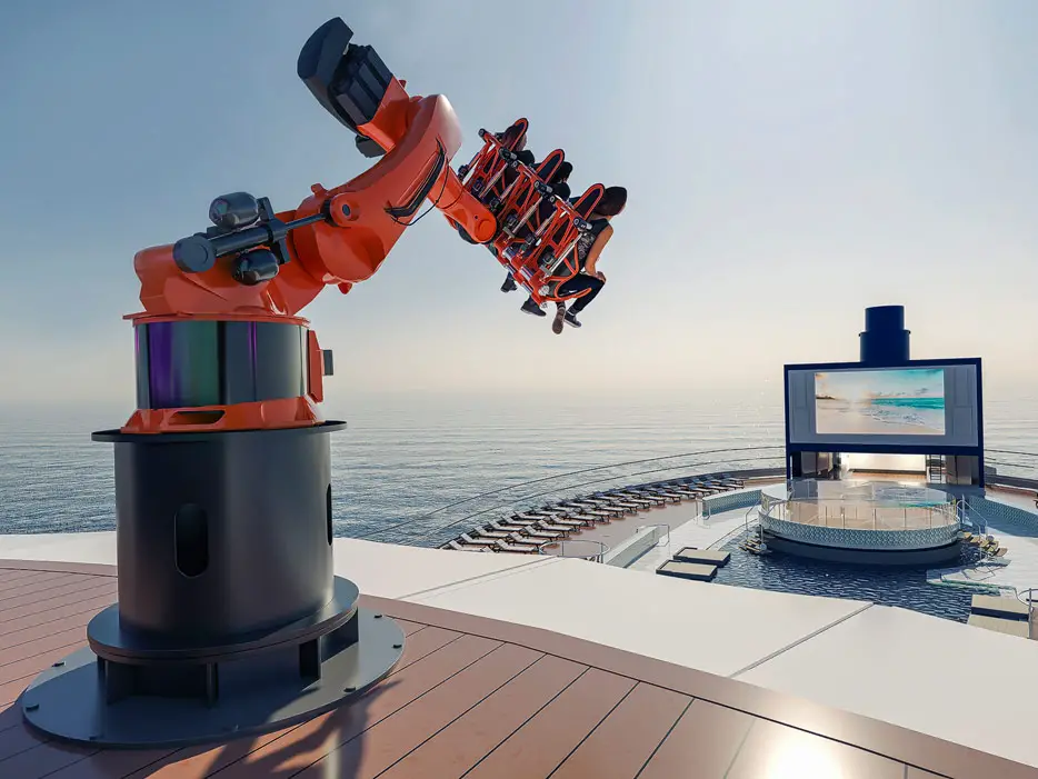 "Robotron" auf der MSC Seascape (Bild: MSC Cruises)
