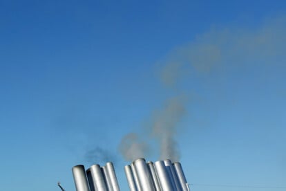 Kreuzfahrtschiff-Emissionen, Schornstein