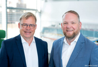 Hansjörg Kunze, Sven Jacobsen (Bild: AIDA Cruises)