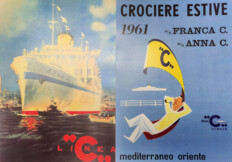 Plakate der Linea C. aus den frühen 1960er-Jahren (Bild: Ansaldo Foundation)