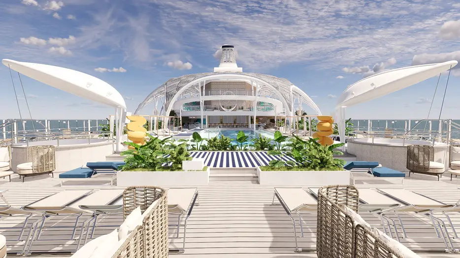 Haupt-Pool (Bild: TUI Cruises)