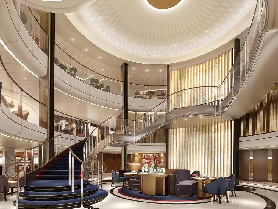 Grand Lobby (Bild: Cunard Line)