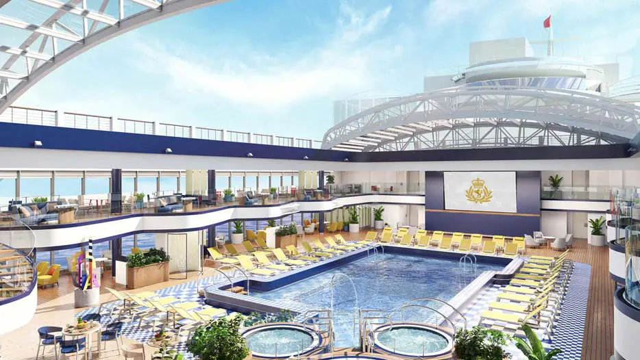 The Pavilion Pool (Bild: Cunard Line)