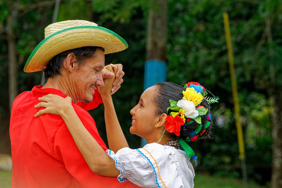 Tanzvorführung in Cuero y Salada