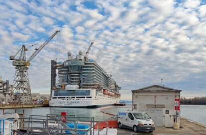 Sun Princess bei Fincantieri in Monfalcone