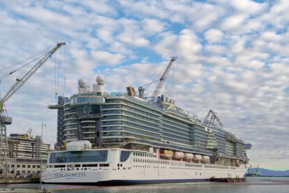 Sun Princess bei Fincantieri in Monfalcone