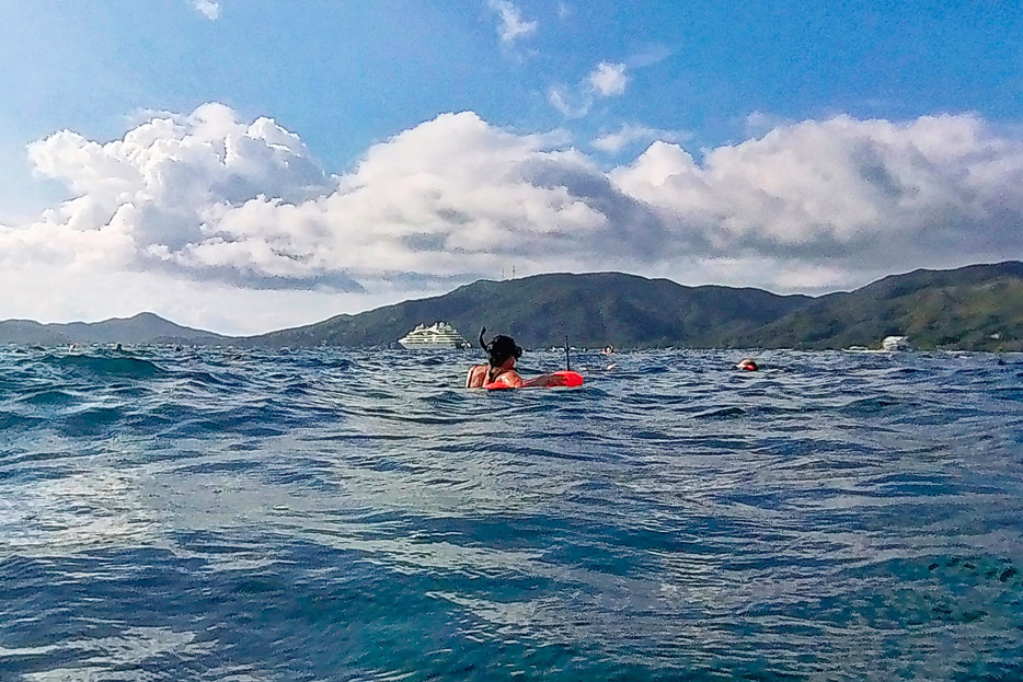 Schnorcheln vor Guanaja