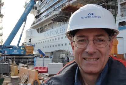 Zu Besuch auf der Sun Princess bei Fincantieri in Monfalcone