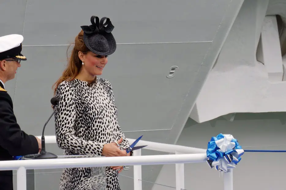 Kate Middleton, Herzogin von Cambridge, bei der Taufe der Royal Princess am 13. Juni 2013