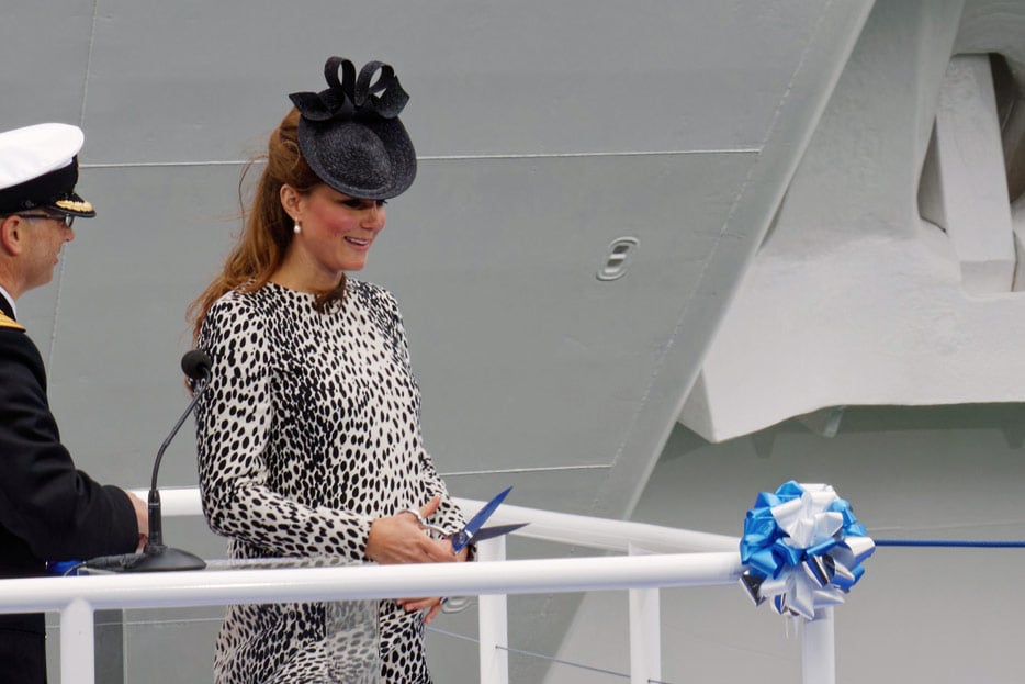 Kate Middleton, Herzogin von Cambridge, bei der Taufe der Royal Princess am 13. Juni 2013