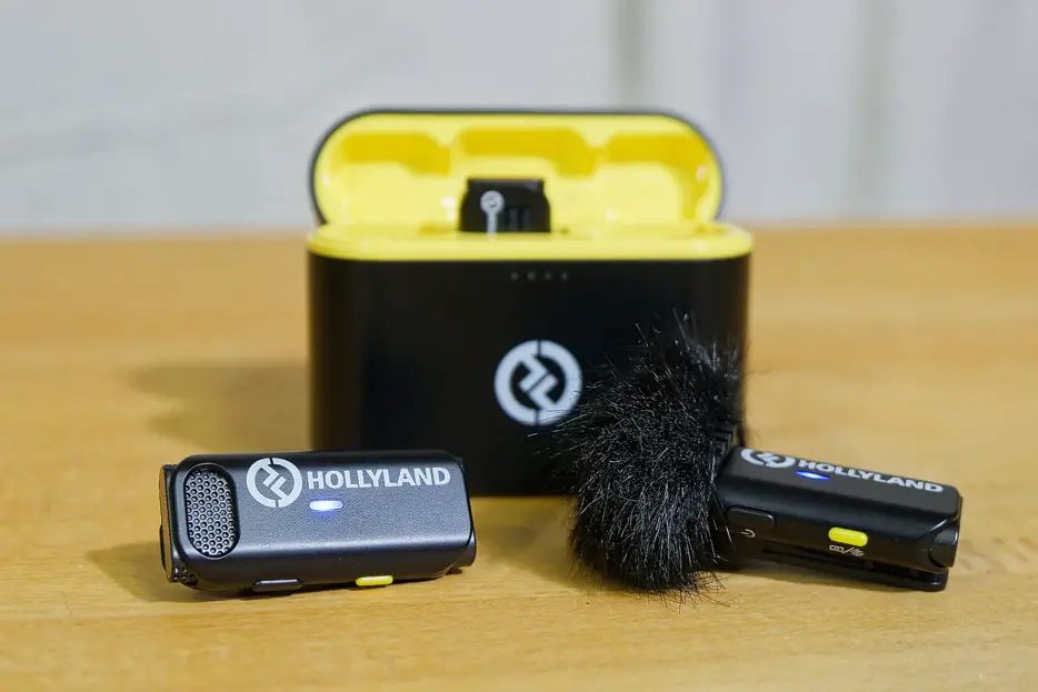 Hollyland Lark C1 Lavalier Mikrofone, Bluetooth/USB mit Ladebox